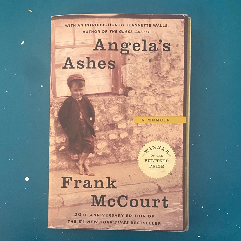 Angela's Ashes by Frank McCourt - Cream and Black Cover